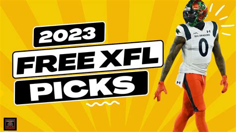 XFL Picks and Predictions .